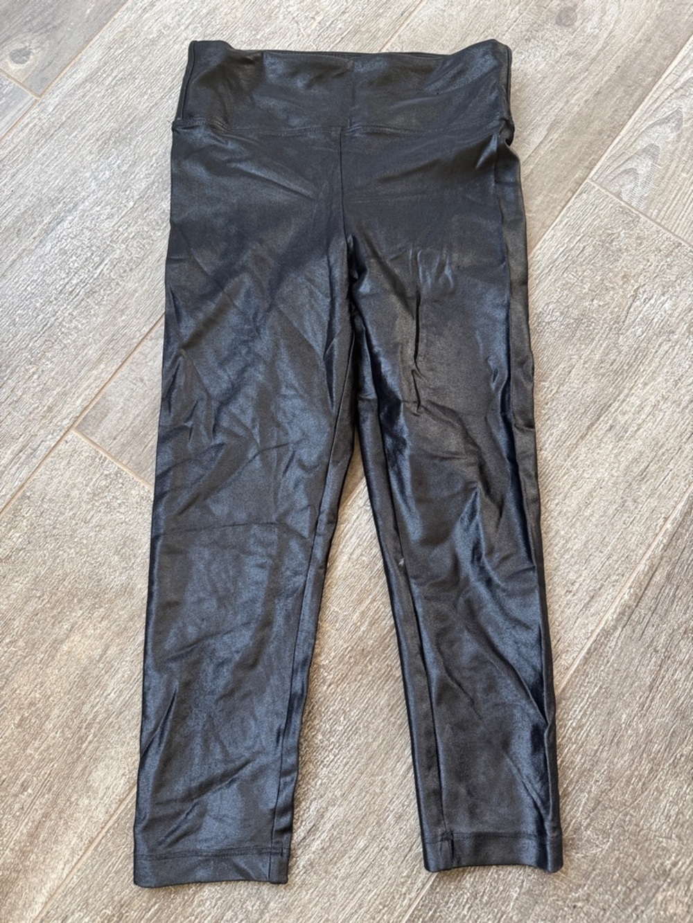 KORAL Capri black lustrous leggings size x-small